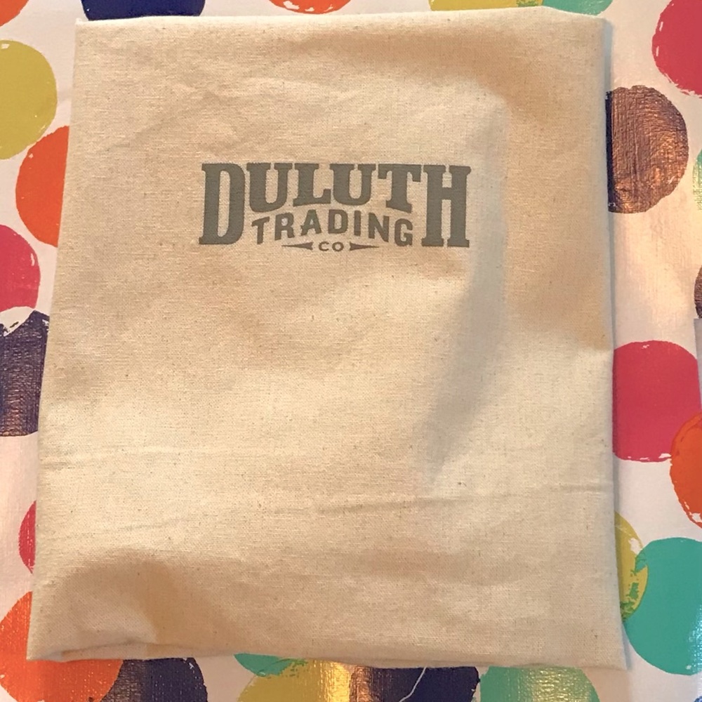 Duluth Trading Canvas Drawstring Bag